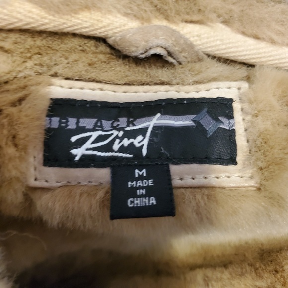 Black Rivet suede and fur‎ jacket size medium - Picture 6 of 8